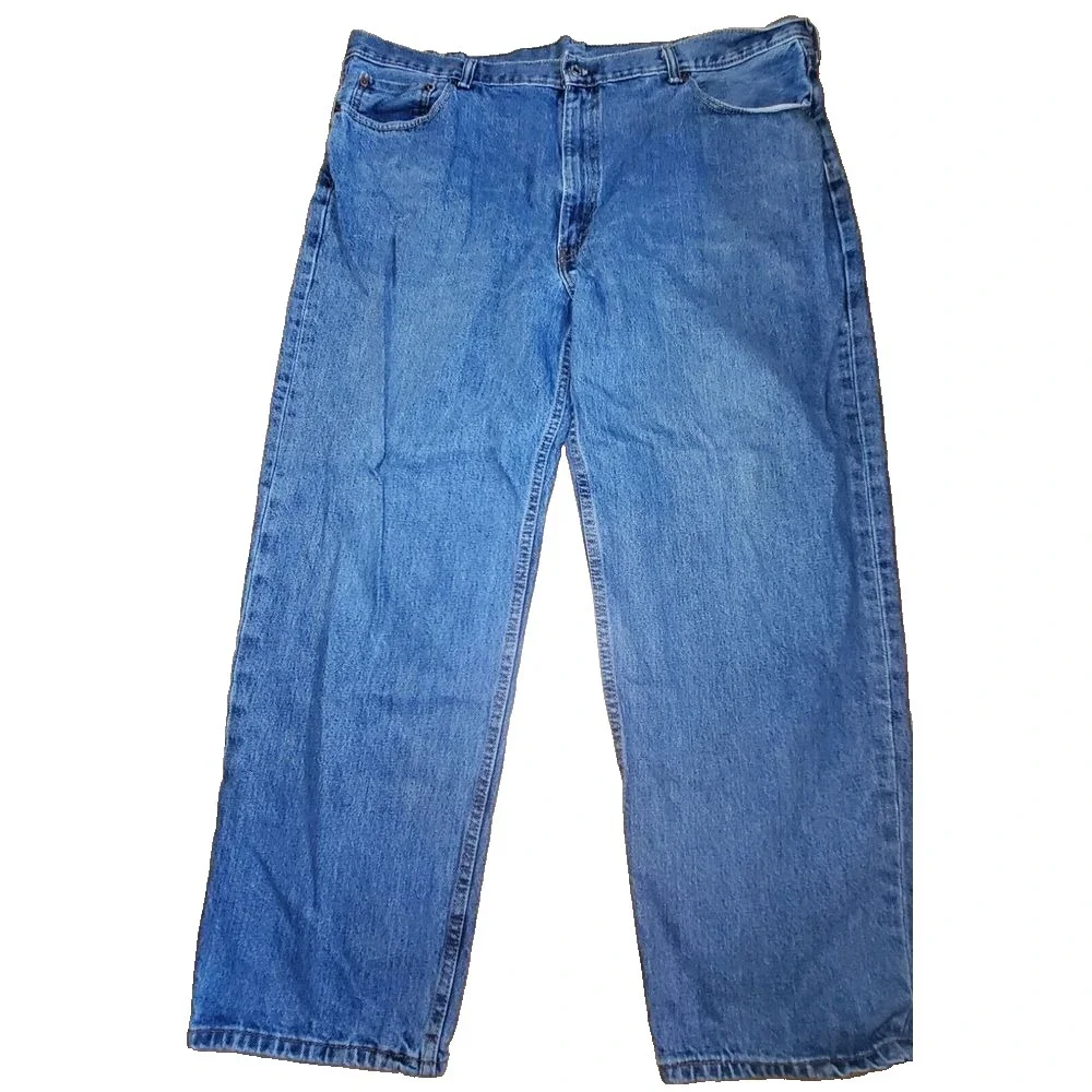 Vintage‎ LEVIS 550 Relaxed Straight Student Denim Jeans 42x30 Work Casual